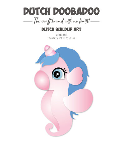 Dutch Doobadoo Sea World Card Art Build Up A5 Sea Horse (470.784.379) (OUTLET)