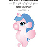 Dutch Doobadoo Sea World Card Art Build Up A5 Sea Horse (470.784.379) (OUTLET)