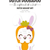 Dutch Doobadoo Happy Easter Build Up Art A5 Carrot Bunny (470.784.366) (OUTLET)