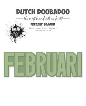 Dutch Doobadoo Dream Plan Do Freezin' Season Dutch Planner Stencil A5 Februari (470.784.362) (OUTLET)