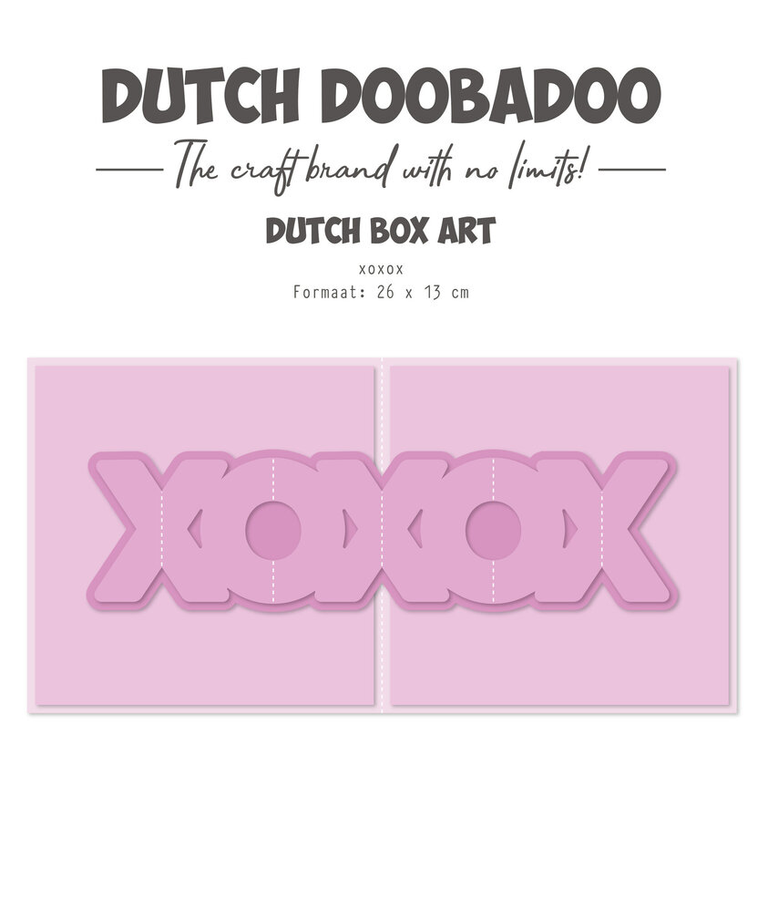 Dutch Doobadoo Dutch Card Art Box A4 XOXOX (470.784.358) (OUTLET)