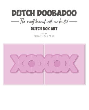 Dutch Doobadoo Dutch Card Art Box A4 XOXOX (470.784.358) (OUTLET)