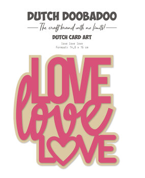 Dutch Doobadoo Dutch Card Art A5 Love Love Love (470.784.357) (OUTLET)