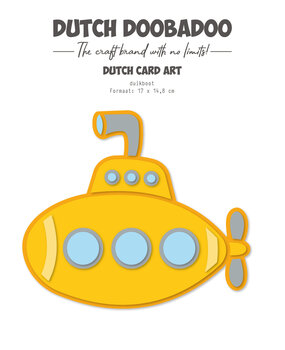 Dutch Doobadoo Dutch Card Art A5 Duikboot (470.784.326) (OUTLET)