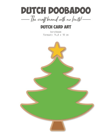 Dutch Doobadoo Dutch Card Art A5 Kerstboom (470.784.317) (OUTLET)