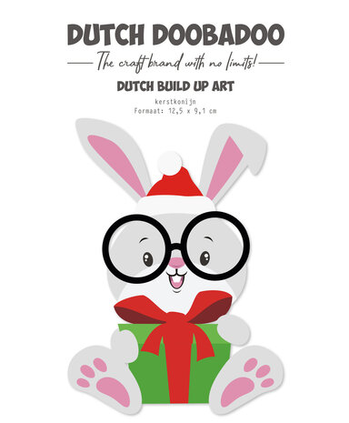 Dutch Doobadoo Dutch Card Art Build Up A5 Kerstkonijn (470.784.316) (OUTLET)