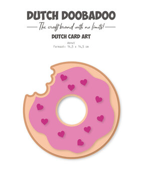 Dutch Doobadoo Life is Sweet Dutch Card Art A5 Donut (470.784.315) (OUTLET)