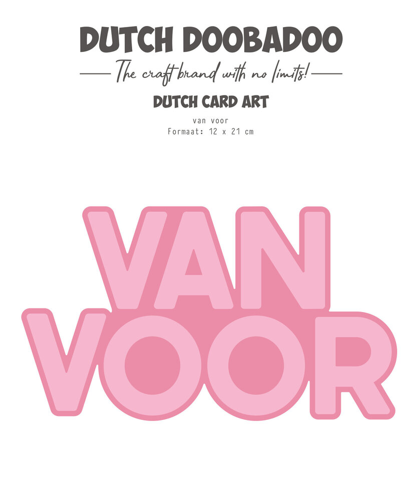 Dutch Doobadoo Dutch Card Art A5 Van Voor (470.784.297) (OUTLET)