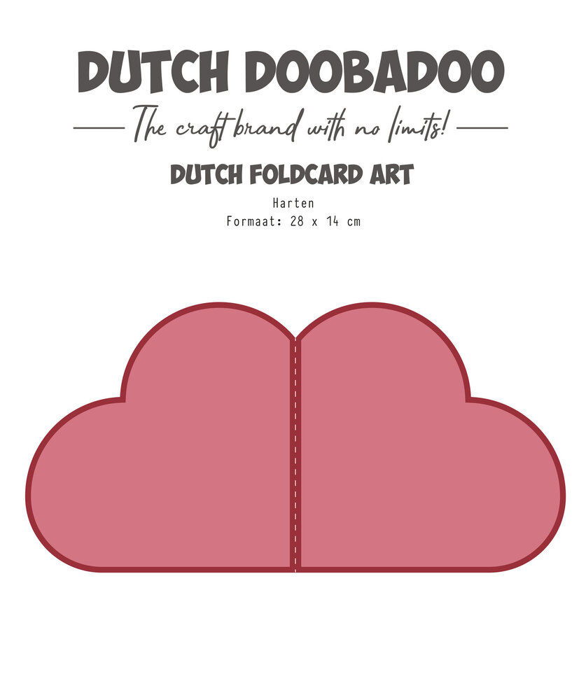 Dutch Doobadoo Dutch Card Art A4 Hearts (470.784.278) (OUTLET)