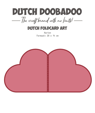 Dutch Doobadoo Dutch Card Art A4 Hearts (470.784.278) (OUTLET)