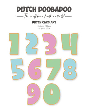 Dutch Doobadoo Dutch Card Art A5 Numbers Milano (470.784.265) (OUTLET)
