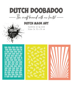 Dutch Doobadoo Dutch Mask Art Dream Plan Do Sunshine on My Mind (3pcs) (470.784.255) (OUTLET)