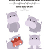 Dutch Doobadoo Dutch Card Art Build Up A5 Hippo (470.784.236) (OUTLET)