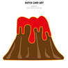 Dutch Doobadoo Dutch Card Art A5 Volcano (470.784.232) (OUTLET)