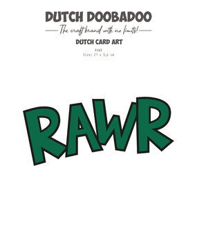 Dutch Doobadoo Dutch Card Art A5 RAWR (470.784.231) (OUTLET)