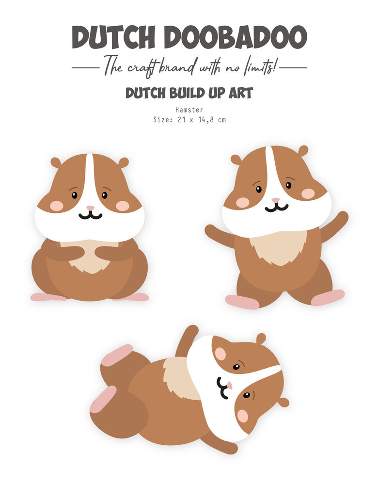 Dutch Doobadoo Dutch Card Art Build Up A5 Hamster (470.784.226) (OUTLET)