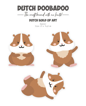 Dutch Doobadoo Dutch Card Art Build Up A5 Hamster (470.784.226) (OUTLET)
