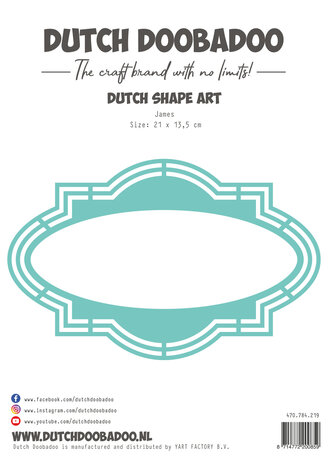 Dutch Doobadoo Dutch Shape Art A5 James (470.784.219) (OUTLET)