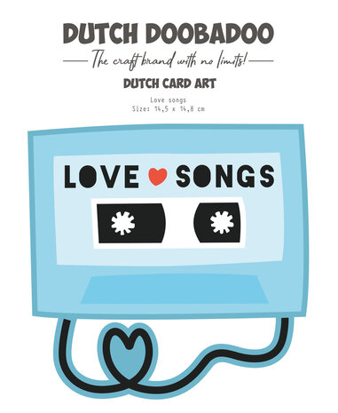 Dutch Doobadoo Dutch Card Art A5 Love Songs (470.784.199) (OUTLET)