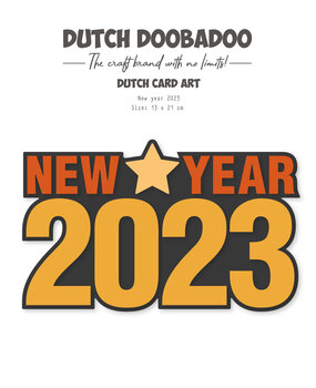 Dutch Doobadoo Dutch Card Art A5 New Year 2023 (470.784.184) (OUTLET)