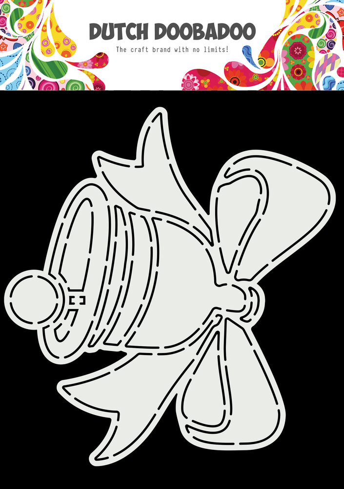 Dutch Doobadoo Dutch Card Art A5 Christmas Bell (470.784.178) (OUTLET)