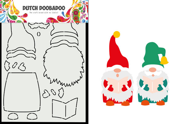 Dutch Doobadoo Dutch Card Art Build Up A5 Caroling Gnomes (470.784.143) (OUTLET)