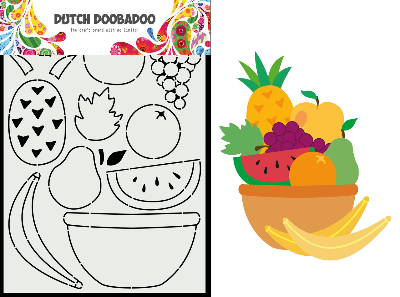Dutch Doobadoo Dutch Card Art Build Up A5 Fruit Basket (470.784.137) (OUTLET)