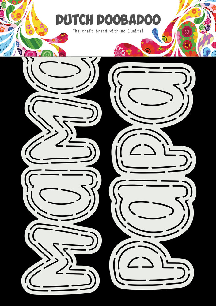 Dutch Doobadoo Dutch Card Art A5 Mama and Papa (470.784.130) (OUTLET)