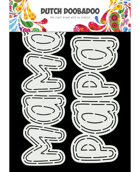 Dutch Doobadoo Dutch Card Art A5 Mama and Papa (470.784.130) (OUTLET)