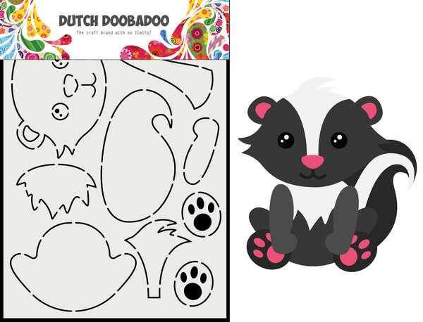 Dutch Doobadoo Dutch Card Art Build Up A5 Skunk (470.784.119) (OUTLET)