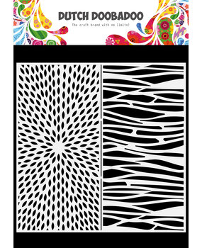 Dutch Doobadoo Dutch Mask Art Slimline Stripes (470.784.088) (OUTLET)