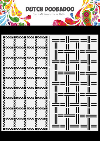 Dutch Doobadoo Dutch Mask Art Slimline Plaid (470.784.076) (OUTLET)