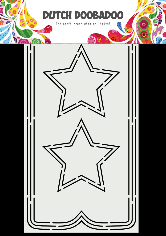Dutch Doobadoo Dutch Card Art Slimline Stars (470.784.060) (OUTLET)