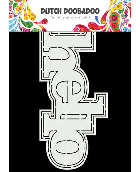 Dutch Doobadoo Dutch Card Art A5 Hello Text (470.784.059) (OUTLET)