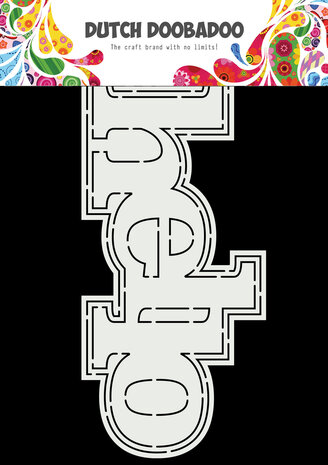 Dutch Doobadoo Dutch Card Art A5 Hello Text (470.784.059) (OUTLET)