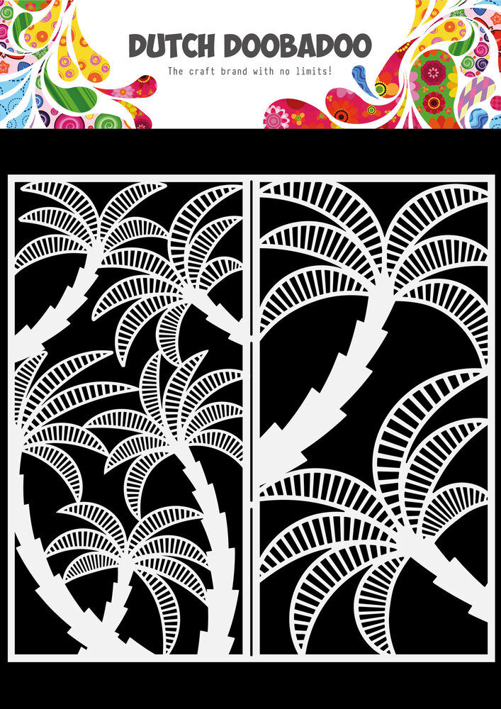 Dutch Doobadoo Dutch Mask Art Slimline Palm Tree (470.784.007) (OUTLET)