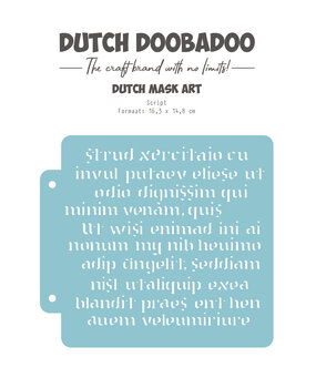Dutch Doobadoo Outer Space Mask Art A5 Script (470.715.152) (OUTLET)