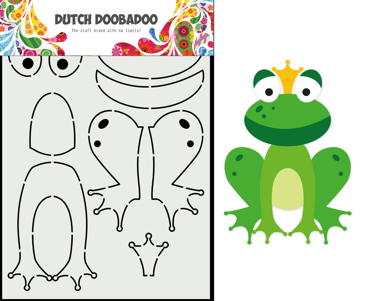 Dutch Doobadoo Dutch Card Art Build Up A5 Frog (470.713.875) (OUTLET)