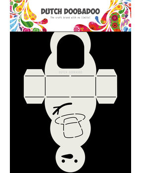 Dutch Doobadoo Dutch Card Art A4 Snowman (470.713.840) (OUTLET)