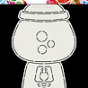 Dutch Doobadoo Dutch Card Art A5 Gumball Machine (470.713.802) (OUTLET)