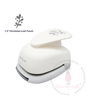 Dress My Craft Christmas Leaf Punch 1,5 Inch (DMCT5197) (OUTLET)
