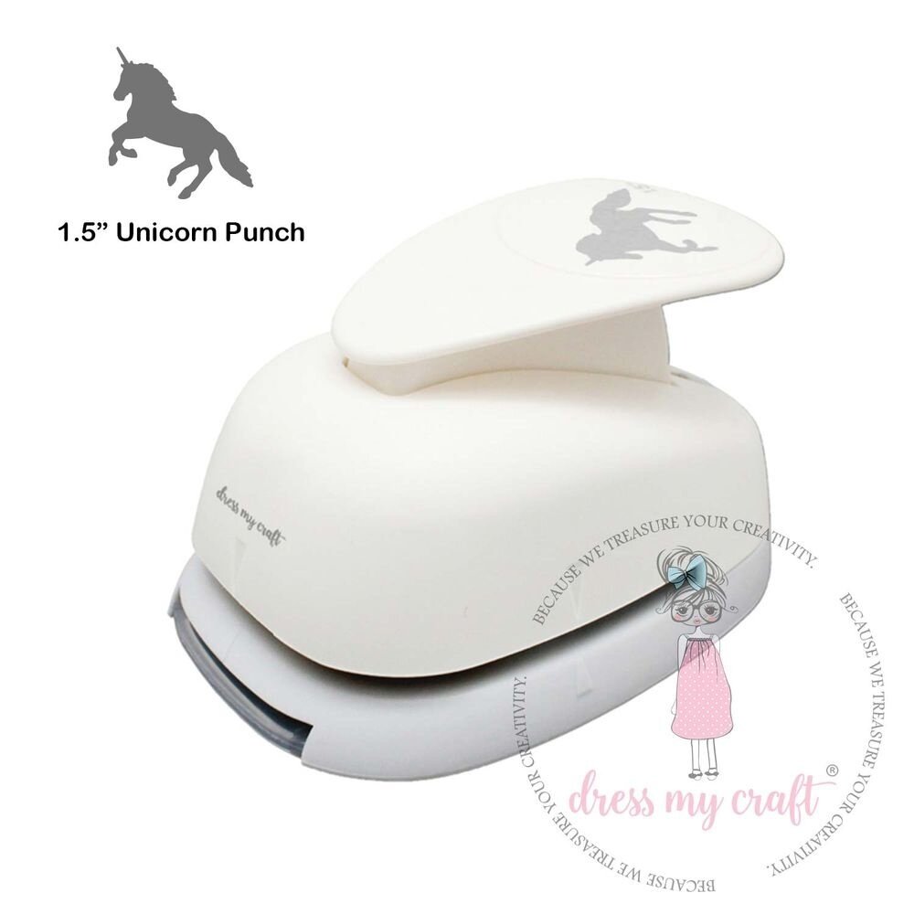 Dress My Craft Punch Unicorn 1.5 Inch (DMCT5109) (OUTLET) Dress My Craft Punch Unicorn 1.5 Inch (DMCT5109) (OUTLET)