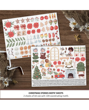 Dress My Craft Christmas Stories Motif Sheets (2pcs) (DMCP8020) (OUTLET) Dress My Craft Christmas Stories Motif Sheets (2pcs) (DMCP8020) (OUTLET)