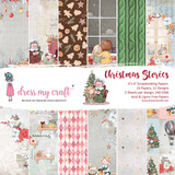 Dress My Craft Christmas Stories 6x6 Inch Paper Pad (DMCP8009) (OUTLET)