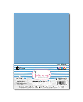Dress My Craft Uniform Blue A4 Cardstock (10sheets) (DMCP7525) (OUTLET) Dress My Craft Uniform Blue A4 Cardstock (10sheets) (DMCP7525) (OUTLET)