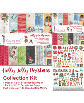 Dress My Craft Holly Jolly Christmas Collection Kit (DMCP7404) (OUTLET) Dress My Craft Holly Jolly Christmas Collection Kit (DMCP7404) (OUTLET)