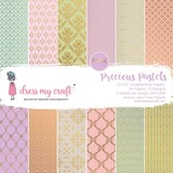 Dress My Craft Precious Pastels 12x12 Inch Paper Pad (DMCP5963) (OUTLET)