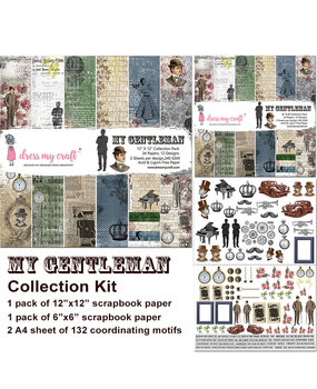 Dress My Craft My Gentleman Collection Kit (DMCP2476) (OUTLET) Dress My Craft My Gentleman Collection Kit (DMCP2476) (OUTLET)
