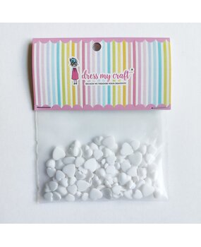 Dress My Craft Droplets Heart Snow White Assorted 8g (DMCFA5178) (OUTLET) Dress My Craft Droplets Heart Snow White Assorted 8g (DMCFA5178) (OUTLET)