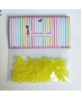 Dress My Craft Droplets Heart Pastel Yellow Assorted 8g (DMCFA5123) (OUTLET) Dress My Craft Droplets Heart Pastel Yellow Assorted 8g (DMCFA5123) (OUTLET)